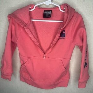 Carhartt Kids Coral Half Zip-Up Hoodie